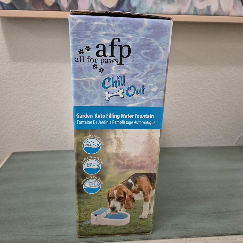 All For Paws Chill Out Dog & Cat Outdoor Auto Filling Water Fountain